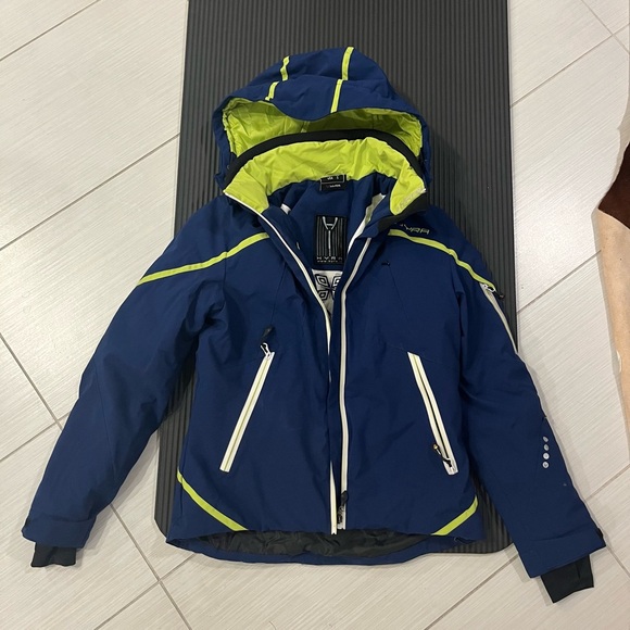 Hyra Ski Jacket in Blue and Green EUC - Picture 1 of 10